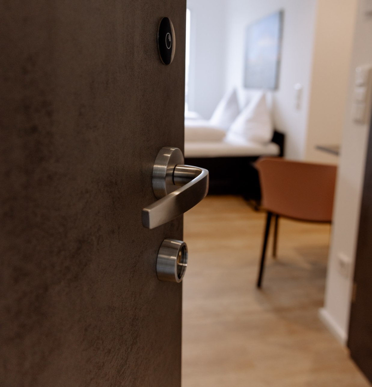 Zimmertür Heufeld Boarding House